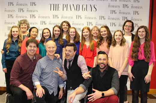 Piano Guys includes Suzuki Strings group