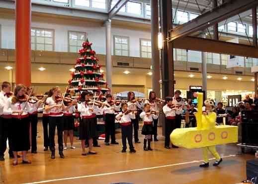 Students of Yoko Acheson at her annual holiday concert.