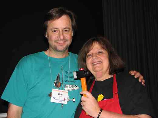 Mark George and Teri Einfeldt at the 2011 Leadership Retreat