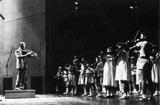 Dr. Shinichi Suzuki in Amherst in 1981