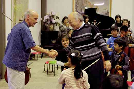 Rodney Farrar at Nagoya Workshop with Akira Nakajima.