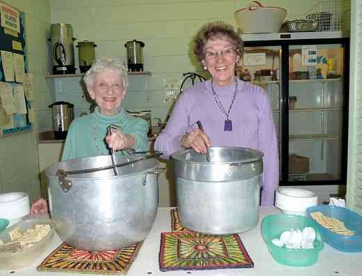 Members of the Central United Church of Barrie hosted a meal during the conference