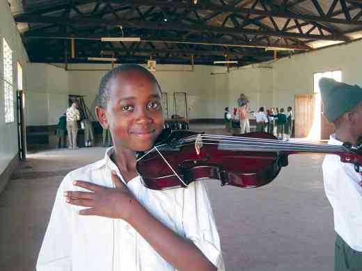 A fast-learning student on the second day of lessons