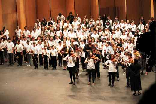 Violins at Teatro Juarez