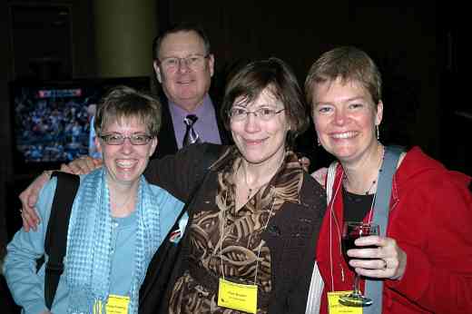 Christie Felsing, Paul Landefeld, Pam Brasch, and Carrie Reuning-Hummel