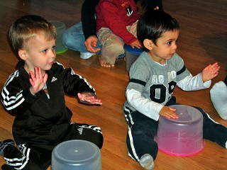 Drumming in ECE Baby Class