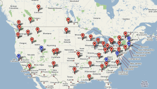 2010 Summer Institute map