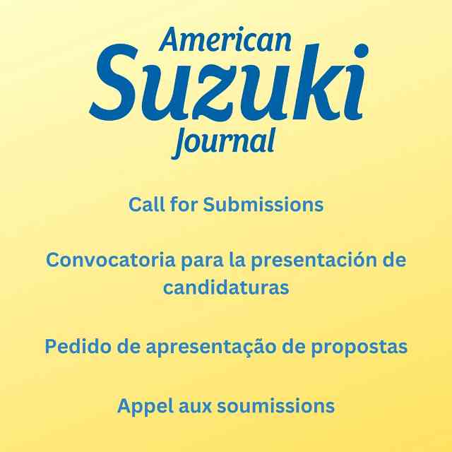 Write for the ASJ