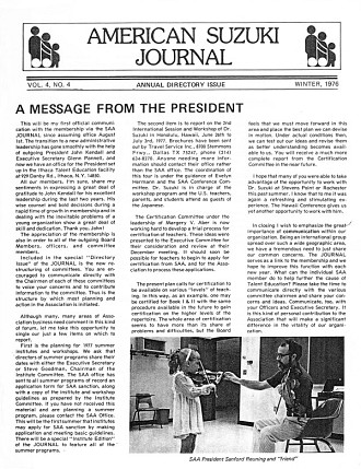 American Suzuki Journal 4.4