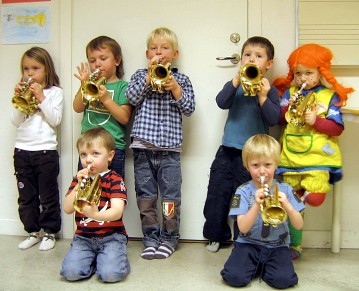 Suzuki Trumpet Students Photo courtesy of European Suzuki Association