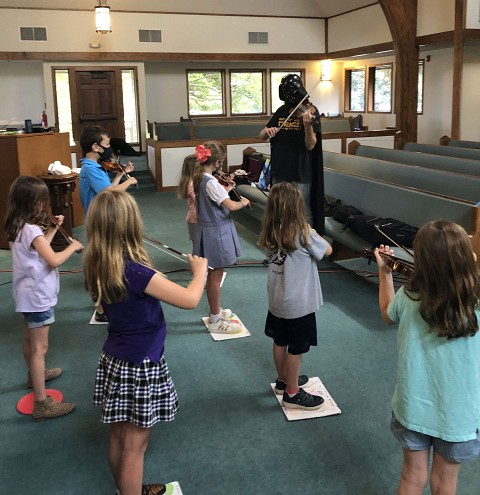 Darth Vader Comes to Group Class!