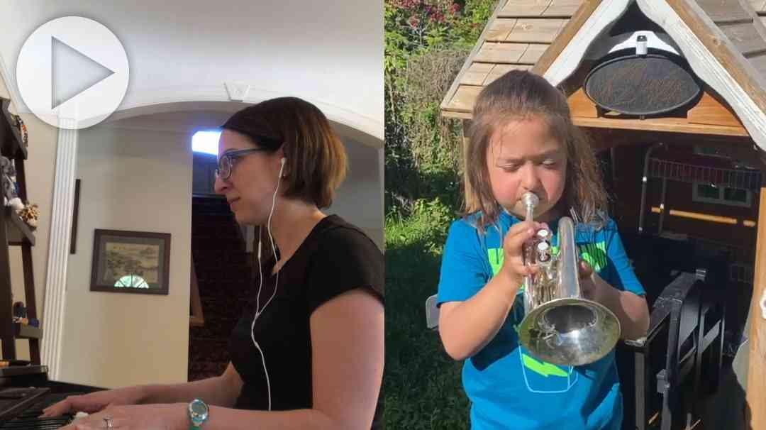 ISSI Trumpets Play Amazing Grace—2020 Social Distance