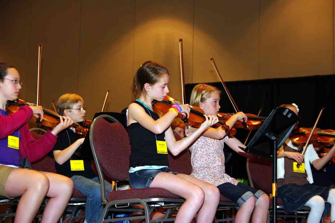 SYOA rehearsal at the 2010 Conference