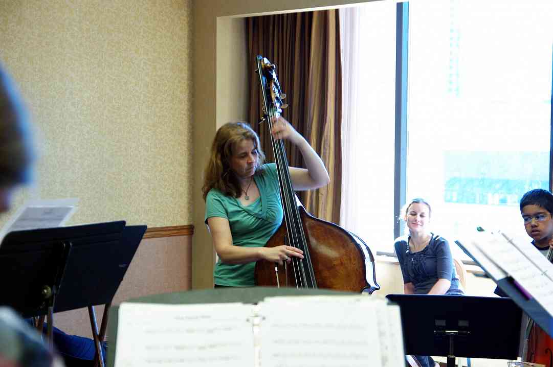 Bass Choir rehearsal at the 2010 Conference