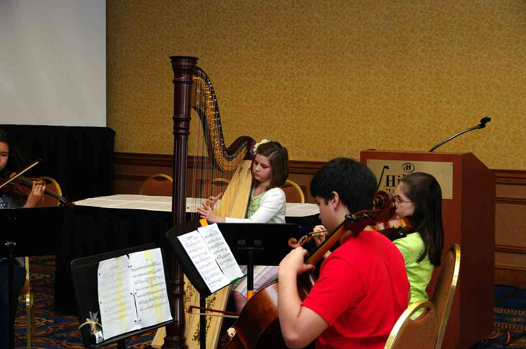 Chamber music group at the 2010 Conference