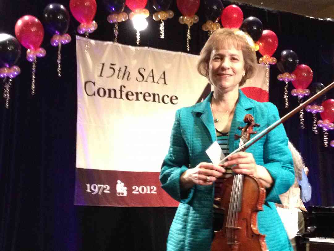 Barbara Barber gives a session at the 2012 conference