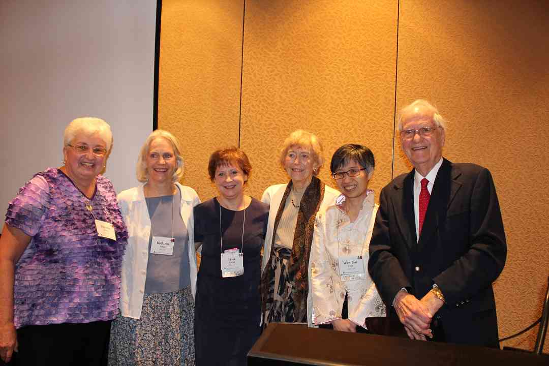 Bill Starr, Connie Starr and daughter Kathleen with ECE Teachers