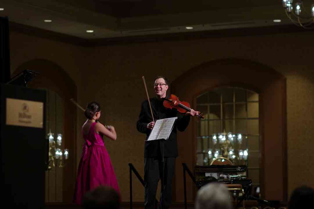 Violin master class with Brian Lewis