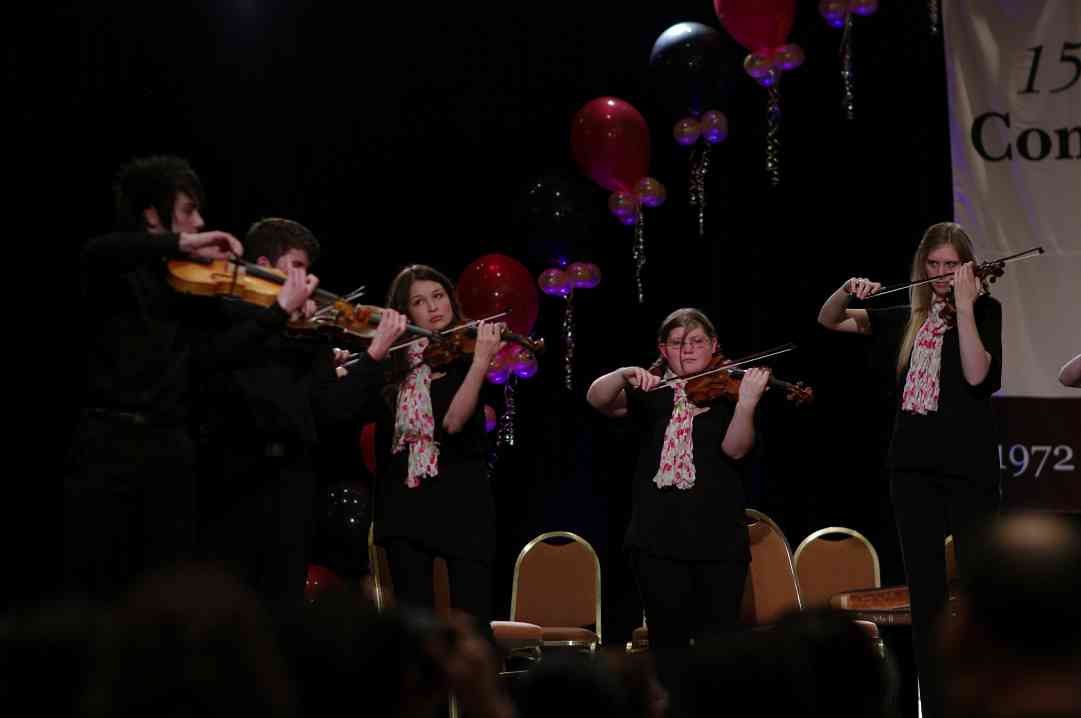 Concorde Strings Performing Ensemble performs in the International Ensembles Concert