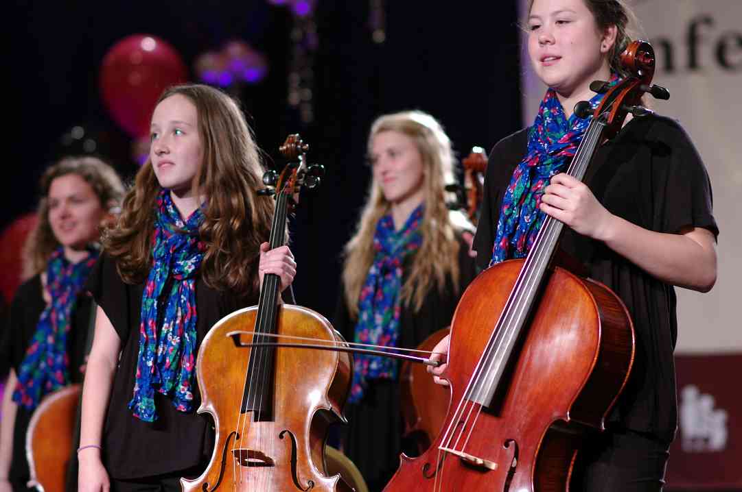 Concorde Strings Performing Ensemble performs in the International Ensembles Concert