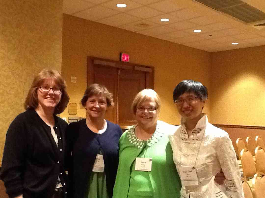 Laura Speno, Lynn McCall, Joyce Hodge, and Wan Tsai Chen at the 2012 Conference