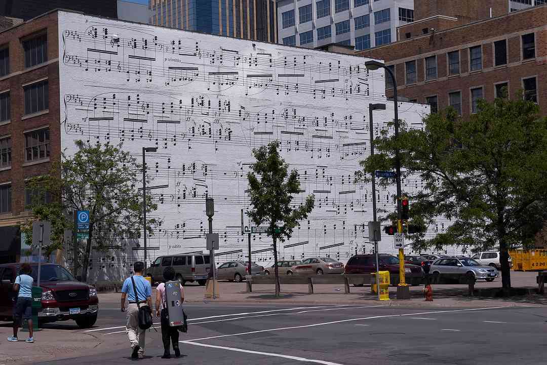 Downtown Minneapolis, across the street from the Hilton hotel during the 2006 SAA Conference