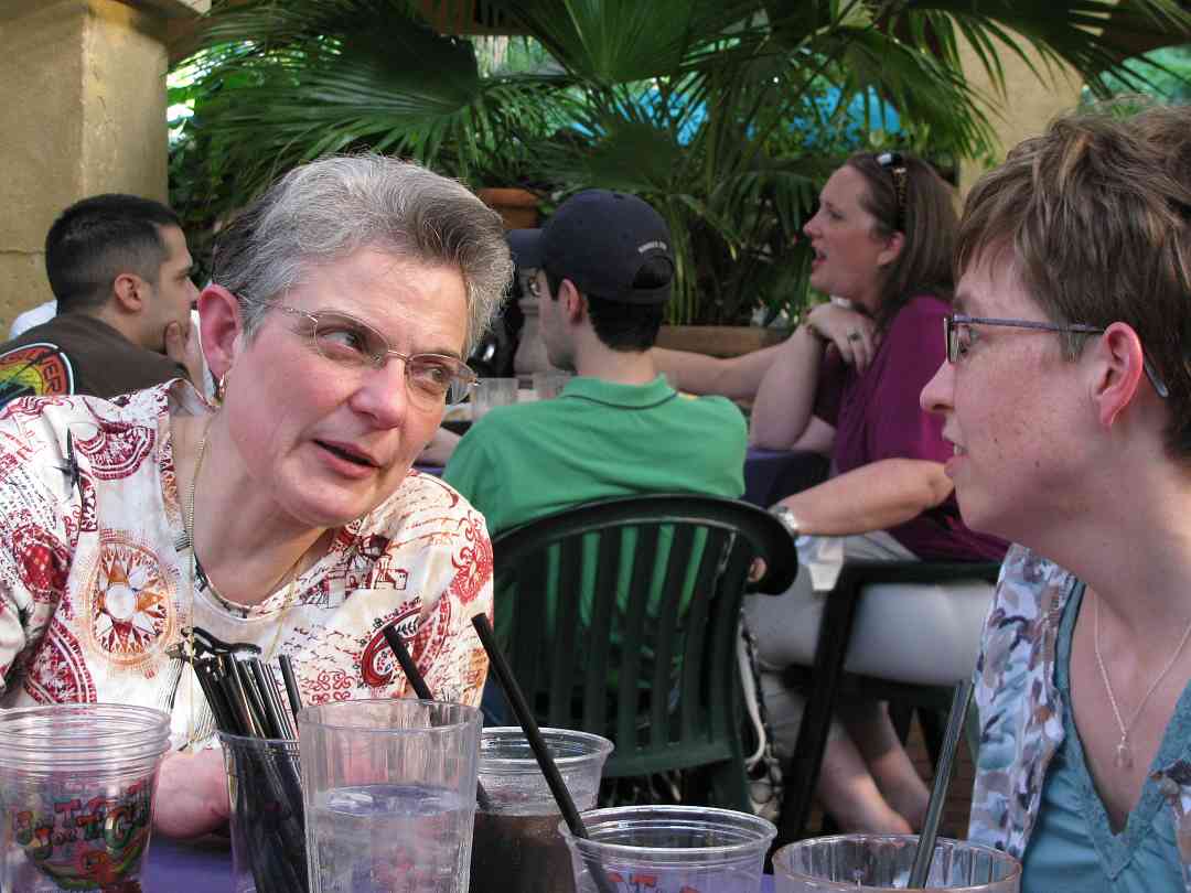 Pat D’Ercole and Christie Felsing at the 2011 Leadership Retreat