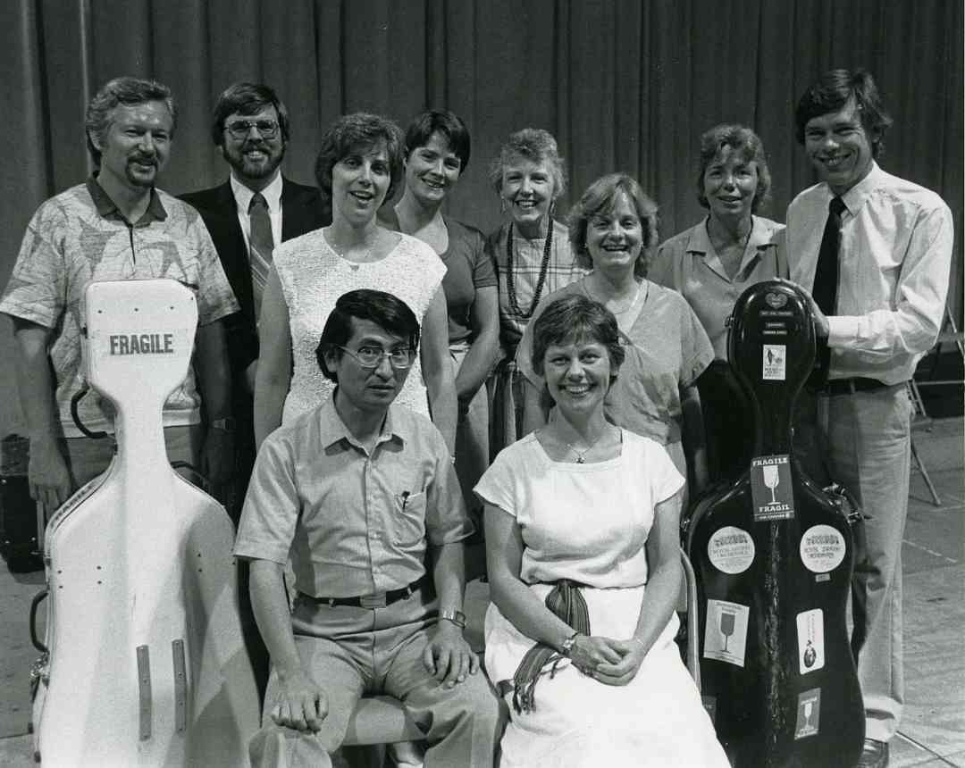 Suzuki Cello Teachers: Rick Mooney, Carol Tarr, Marilyn Kesler, Tanya Carey