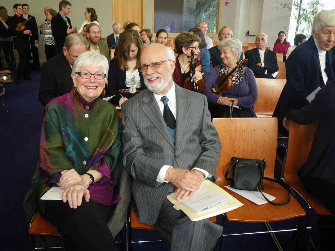 Joan & Sandy Reuning at John Kendall’s memorial service