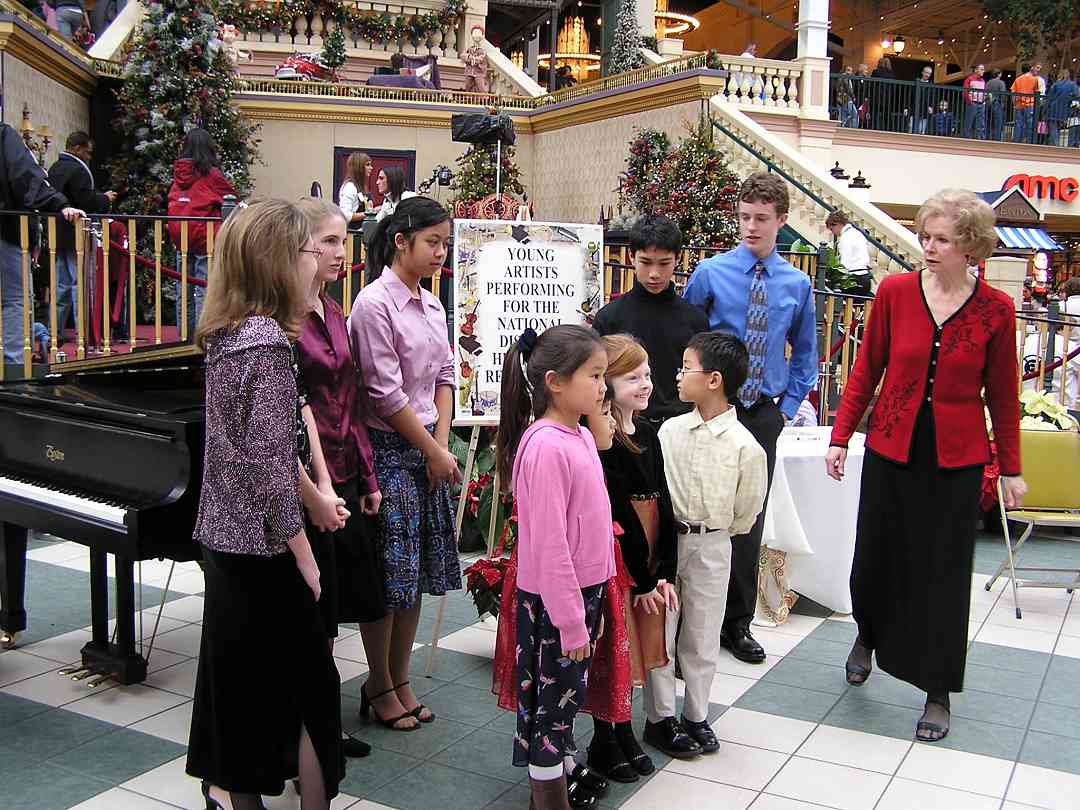 Piano students of Mary Craig Powell give a holiday concert