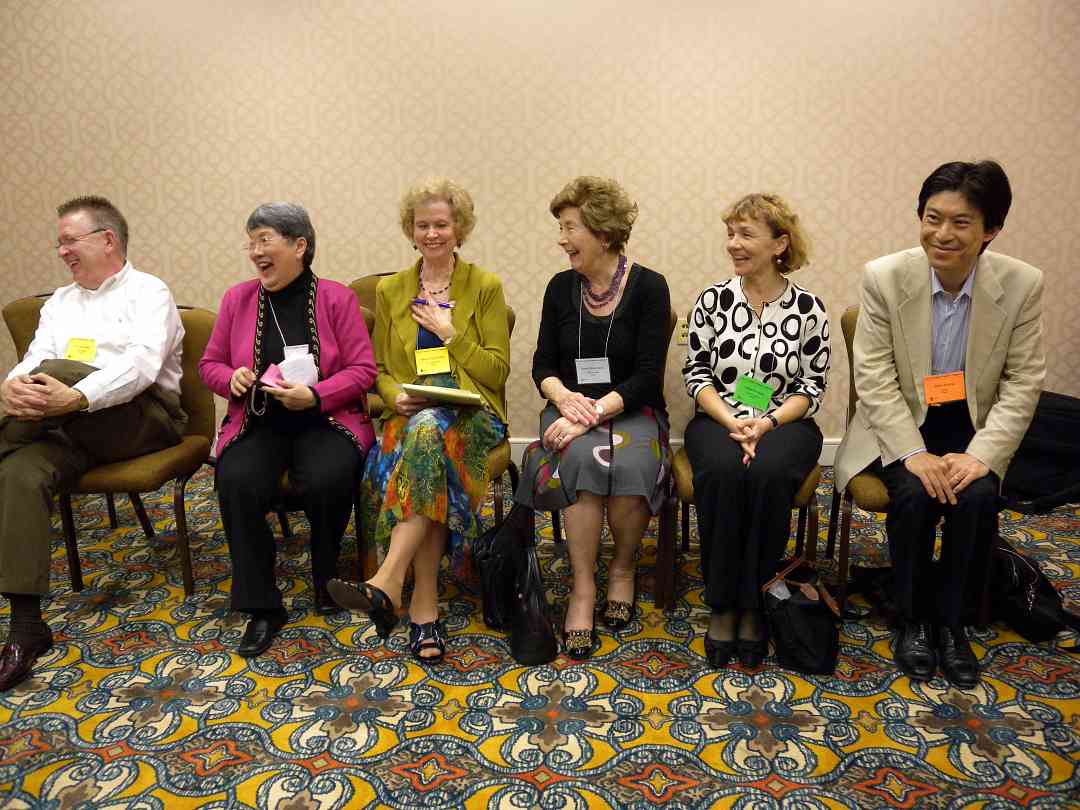 E.L. Lancaster, Carmencita Arambulo, Mary Craig Powell, Nada Brissenden, Kasia Borowiak, and Seizo Azuma