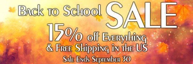 Back to School Sale 2018