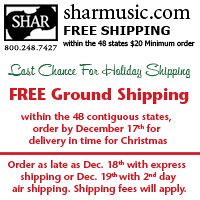 Advertisement: Shar Music