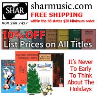 Advertisement: Shar Music