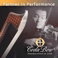 Advertisement: Partner in Performance: CodaBow - Handcrafted in the USA