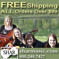 Advertisement: Shar Music: FREE Shipping on all orders over $99