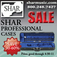 Advertisement: SHAR: Sale on Professional Cases, Save 30-60%