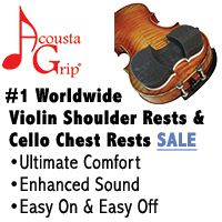 Advertisement: Acousta Grip Shoulder Rests