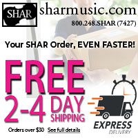 Advertisement: Shar Music