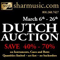 Advertisement: Shar Music