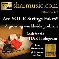 Advertisement: Shar Music