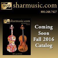 Advertisement: Shar Music