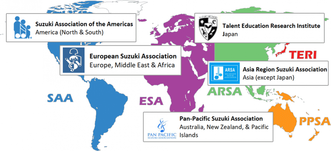 ISA Suzuki World Map